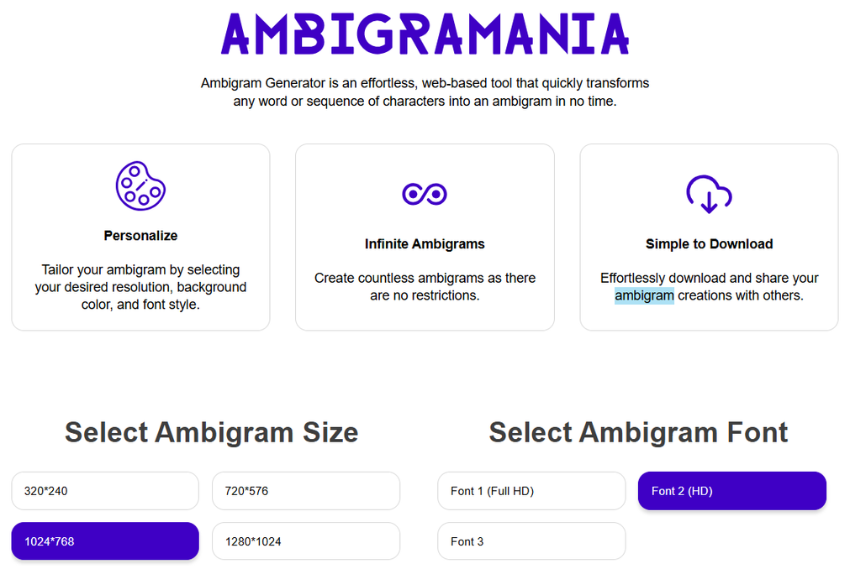 ambigramania